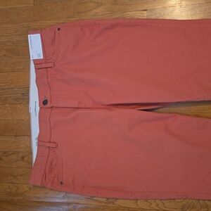 LIZ CLAIBORNE BRAND WOMEN'S PLUS CORAL CROP PANTS SIZE 18W